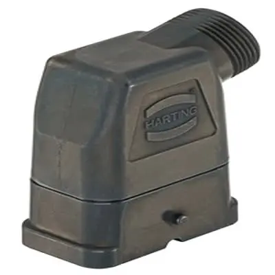 Produktfoto 1 von HARTING Han Compact Haube Einhebel 1, Kabel Haube für seitliche Kabeleinführung, IP65