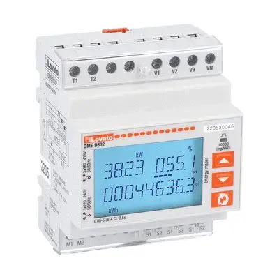 Produktfoto 1 von Lovato DME Energiemessgerät LCD 45 mm Energiemessgerät / 3-phasig