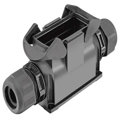 Produktfoto 1 von HARTING Han Eco Modular Oberflächenmontiertes Gehäuse Doppelter Hebel 2, SMD 16B Oberflächenmontiertes Gehäuse, IP65