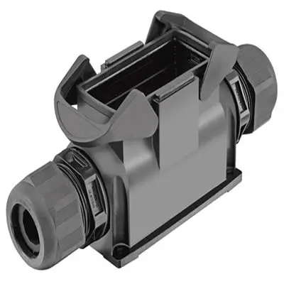 Produktfoto 1 von HARTING Han Eco Modular Oberflächenmontiertes Gehäuse Doppelter Hebel 2, Oberfläche 16B Oberflächenmontiertes Gehäuse,