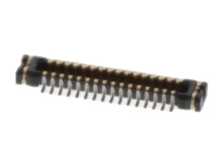 Produktfoto 1 von Molex 502430 Anschluss Vertikal, 32-polig / 2-reihig, Raster 0.40 mm Raster Oberfläche, Platine-Platine, Ummantelt