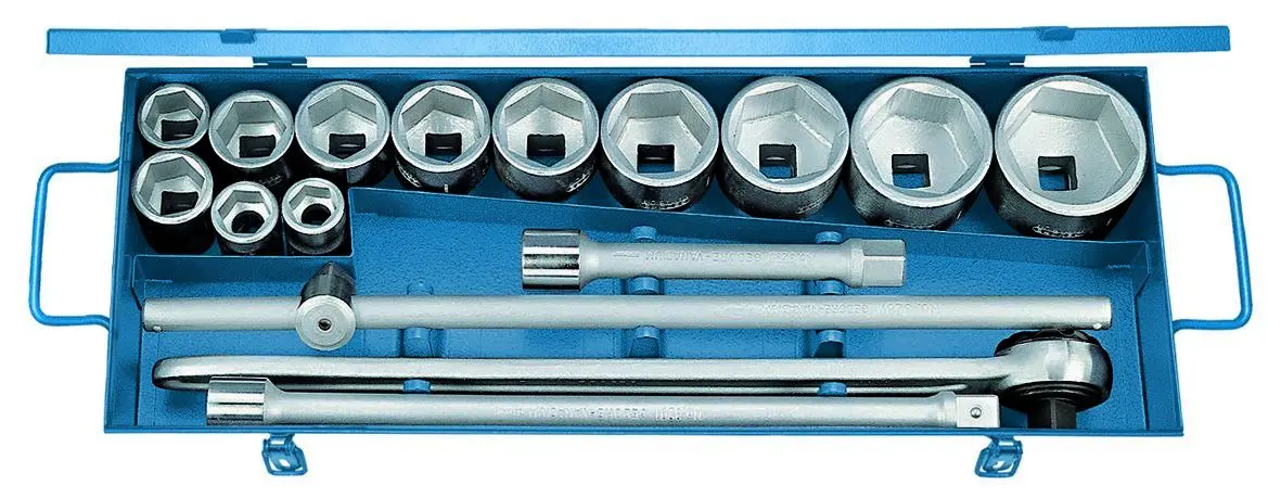 Produktfoto 1 von Gedore 3/4 in Sechskant Sechskant 31Crv3 22 to 60 mm 16-teilig