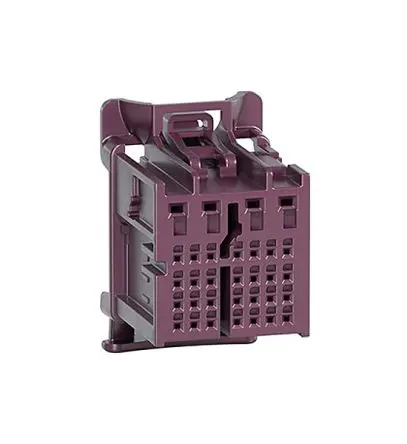 Produktfoto 1 von Molex 160028 Steckverbindergehäuse, Kabel-Platine, Anschluss, Crimp-Anschlussklemme, Buchse, 32-polig, Violett /