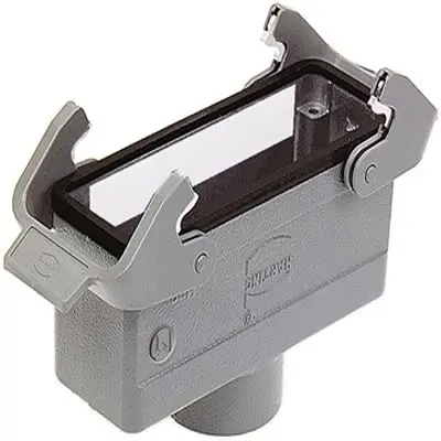 Produktfoto 1 von HARTING Han Hv E Gehäuse Doppelter Hebel 2, Kabel 24B Kupplungsgehäuse, IP65