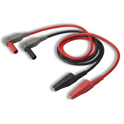 Produktfoto 1 von CALTEST Messleitung 10A Stecker, Schwarz Silikon-isoliert 60 cm