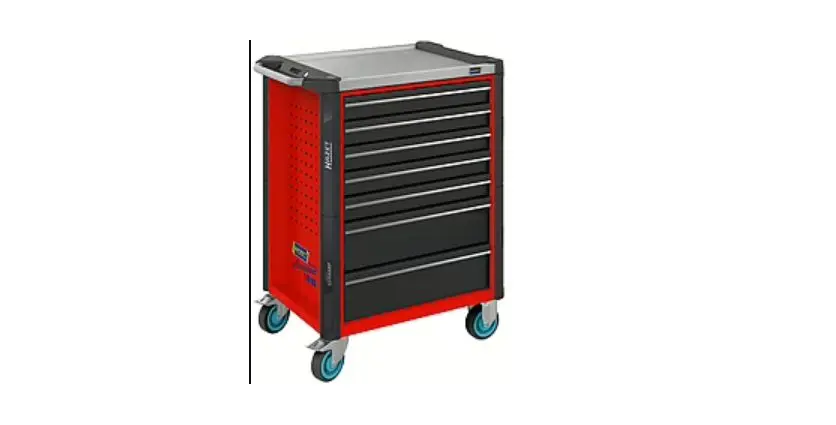 Produktfoto 1 von HAZET Stahl Werkzeugwagen, Typ Werkzeugwagen 7 Schubladen mit Rädern, 1020 mm x 518 mm x 785 mm