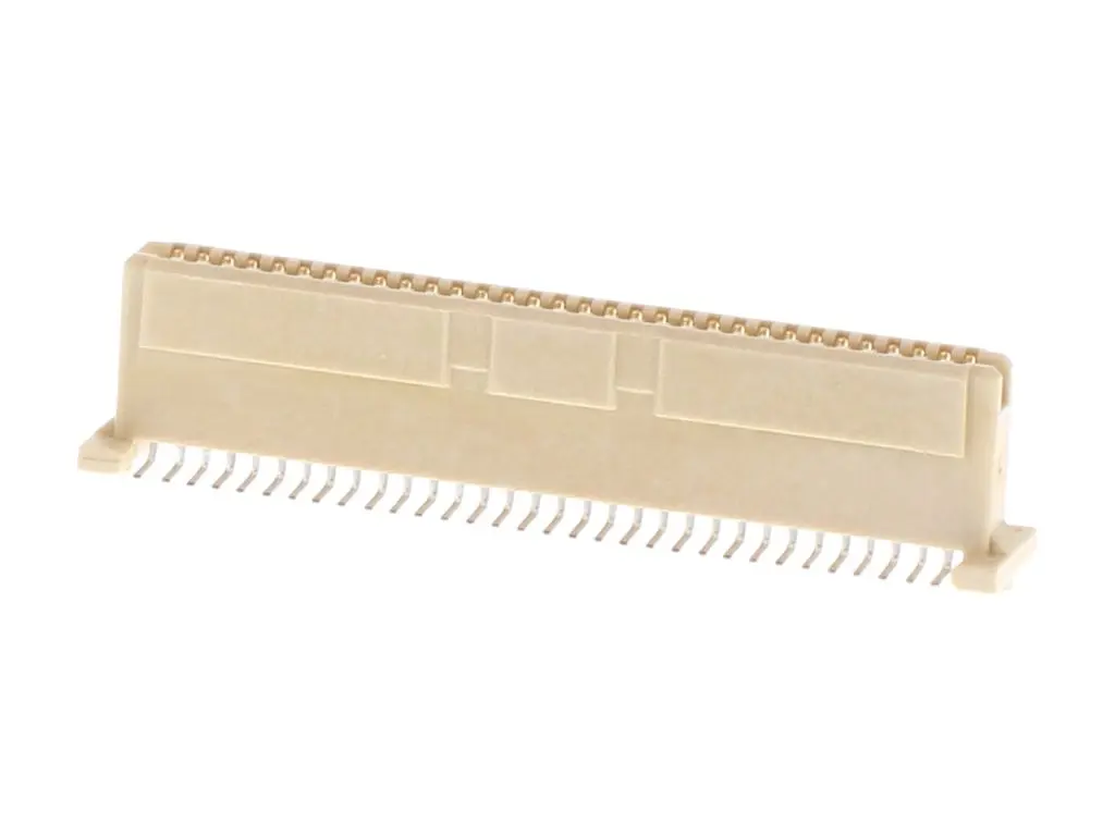 Produktfoto 1 von Molex 71439 Leiterplattenbuchse Vertikal SMD 64-polig / 2-reihig, Raster 1 mm SMD