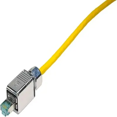 Produktfoto 1 von HARTING Push Pull - V4 Buchse Cat6a RJ45-Steckverbinder, 1-Port 8-polig 360°-Schirmung Kabel