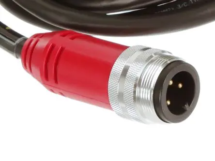 Produktfoto 1 von Molex 130064, 3-polig Industrieller Rundsteckverbinder-Kabelsatz, 3/8 Zoll Bradpower D-Größe Stecker 3 Buchse, Länge 6