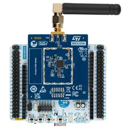 Produktfoto 1 von STMicroelectronics 32-Bit-Mikrocontroller, Evaluationsboard, STM32WL3x Nucleo-64-Boards Entwicklungsboard