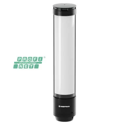 Produktfoto 1 von Werma Esign Series LED Signalturm Sirene 15-stufig Linse Mehrfarbig 24V dc Rohr 372 mm Multifunktion