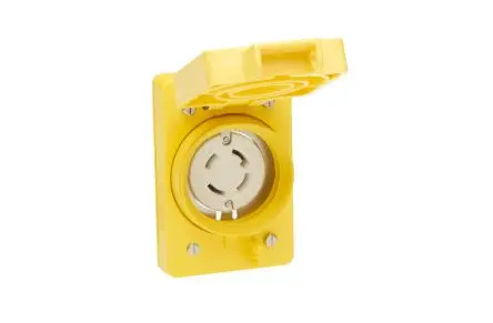 Produktfoto 1 von Molex Buchse Schraubanschlussklemme 30A, 3 Polycarbonat, 480V Gelb Steckbar, für USA