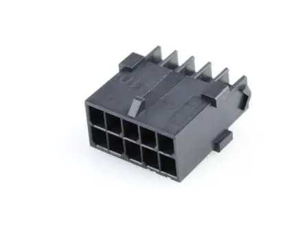 Produktfoto 1 von Molex 203632 Stecker Drahtgehäuse und Stecker 3 mm, 10-polig / 2-reihig Gerade, Kabel-Kabel