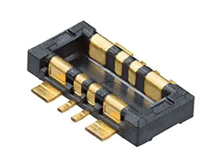 Produktfoto 1 von Molex Battery Stecker Vertikal, 8-polig / 2-reihig, Raster 0.4 mm Raster Oberfläche, Platine-Platine, Ummantelt