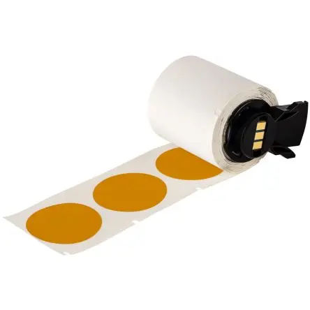 Produktfoto 1 von Brady Etikett B. 46.02 mm für M610 250 Pro Rolle auf Weiß Orange Vinyl