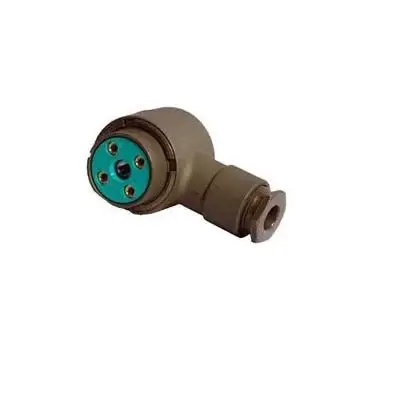 Amphenol India, MW Messing, Kupferlegierung Netzstecker Gerade, 4-polig, Kabel Buchse, MIL-DTL-55181 Buchse