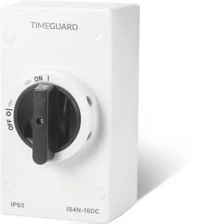 Produktfoto 1 von Timeguard Weathersafe Sicherungslasttrennschalter 4-polig SMD 16A IP66