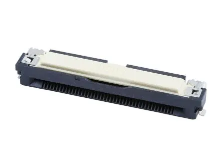 Produktfoto 1 von Molex 200485, Oberfläche gewinkelt Anschluss, 40-polig Buchse / 1-reihig, Raster 0.5 mm, SMD