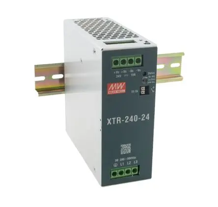 Produktfoto 1 von MEAN WELL XTR-240 DIN-Schienen Netzteil Schaltnetzteil für DIN-Schiene 600V ac Wechselstrom/Gleichstrom / 10 A 24V DC