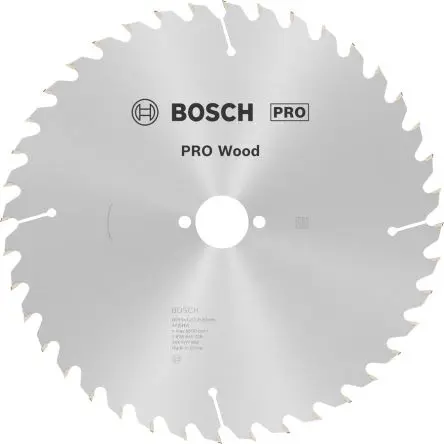 Produktfoto 1 von Bosch 40 Hartmetall Holz Kreissägeblatt, Ø 250 mm 1