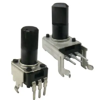 Produktfoto 1 von Bourns PTV09 Series Horizontal Drehen Potenziometer 1 mΩ 20 % / 0.05 W, Schaft-Ø 6 mm