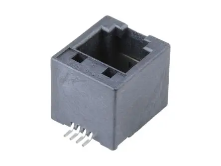Produktfoto 1 von Molex 85513 Buchse Cat3 Modular-Jack, 1-Port Ungeschirmt Oberfläche Vertikal