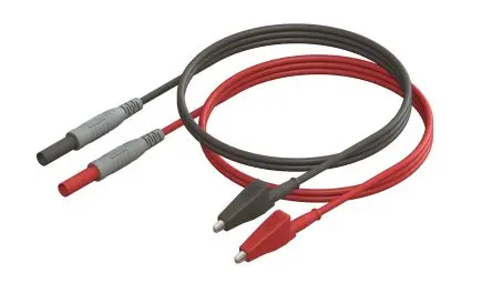Produktfoto 1 von CALTEST Messleitung 10A, Schwarz, Rot 30 cm