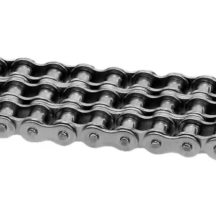 Produktfoto 1 von Renold 08B Rollverschluss Carbonstahl 3 Rollenkette BS, Teilung 0.5 Zoll, Länge 5 ft, Länge 44.3 mm