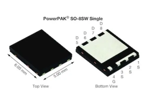 Produktfoto 1 von Vishay TrenchFET N-Kanal, SMD MOSFET Erweiterung 60 V / 373 A 333 W, 8-Pin SO-8SW