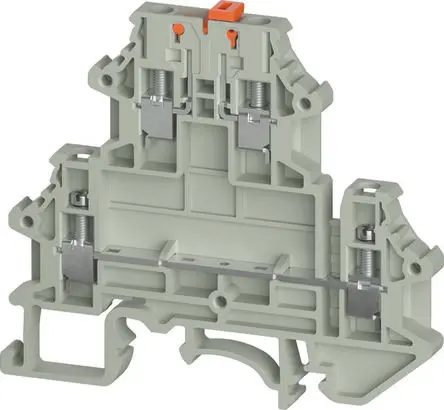 Produktfoto 1 von Wieland Anschlussklemmenblock DIN-Schiene 2 Grau, 2.5mm², 400V Schraubbefestigung