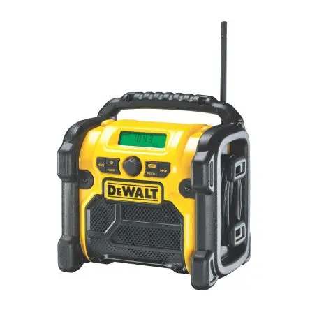 Produktfoto 1 von DeWALT Schnurlos Baustellenradio 18V Li-Ion 10 FM/5 AM Voreinstellungen 2.8 kg