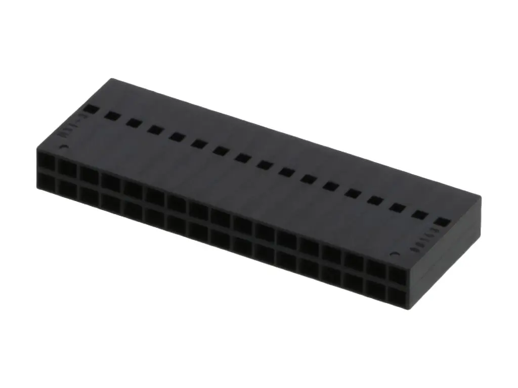 Produktfoto 1 von Molex 90143 Buchse Steckverbindergehäuse 2.54 mm, 34-polig / 2-reihig Gerade