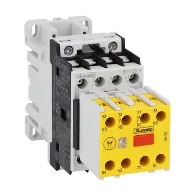 Produktfoto 1 von Lovato BFS12 Schütz 24V-Spule, 3-polig, 600V / 12 A 6.2 kW Wechselnd 5-Hilfskontakte