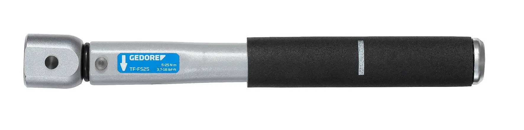 Produktfoto 1 von Gedore 9 x 12 mm Drehmomentschlüssel Rechteckig 5 to 25 Nm, Länge 186 mm, ±3 %