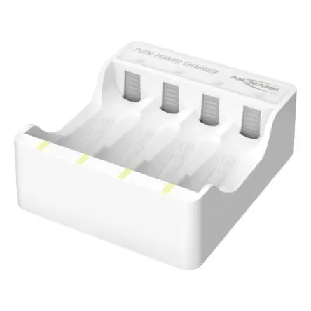 Produktfoto 1 von Ansmann 1001-0181-520 Pure Power Akkuladegerät, 1.5V Li-Ion/600 mA 2 x AAA Micro-USB B