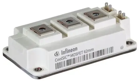 Produktfoto 1 von Infineon Halbbrücke C Series N-Kanal, Schraubanschlussklemme MOSFET-Module 1200 V Erweiterung / 185 A 20 mW, 7-Pin