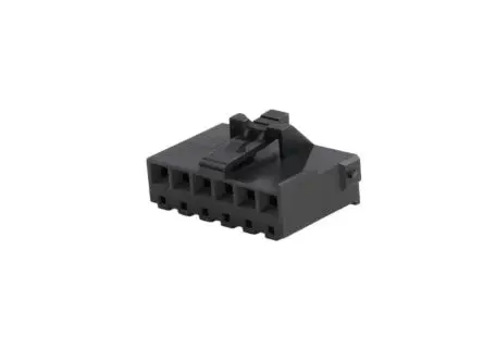 Produktfoto 1 von Molex 207458 Buchse Steckverbindergehäuse 3.96 mm, 6-polig / 1-reihig Vertikal, Kabel