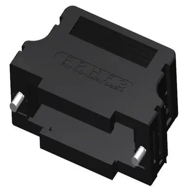 Produktfoto 1 von Molex 173111 D-Sub-Gehäuse Gerade, 25-polig, D: IDC-D-Sub-Stecker Zugentlastung, Schwarz, Größe DS-3, aus Polyester