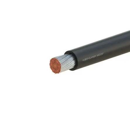 Produktfoto 1 von Huber+Suhner RADOX 125 Steckverbinderkabel 1 mm², 17 AWG Rot Ø 2.6 mm 32 Litzen Polyolefin