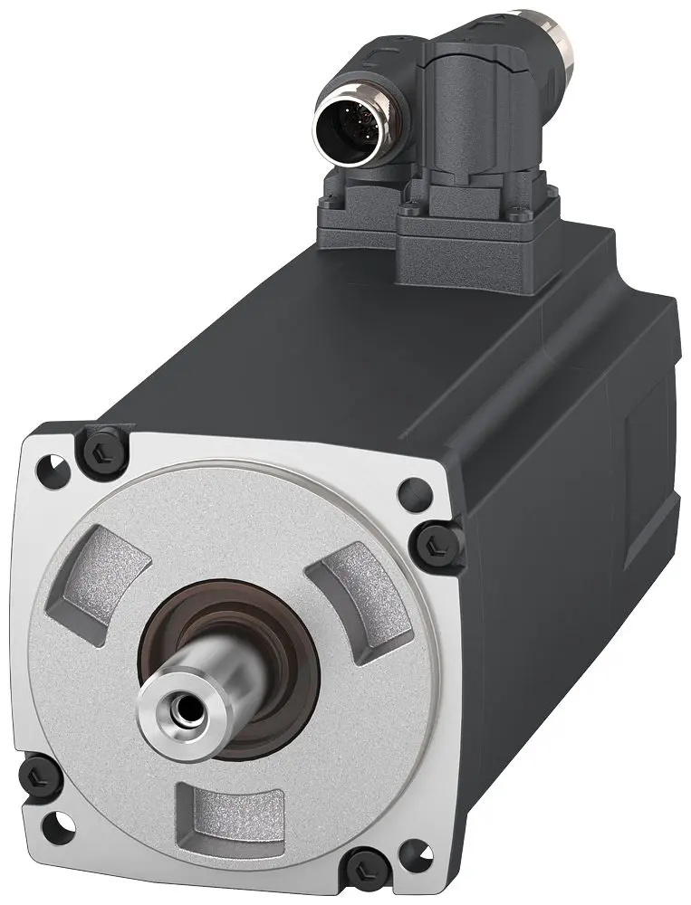 Siemens 1FL2304 Servomotor, 8.37 nm, 380 to 480 V, 4000 rpm, 0.75 kW, 3.02 nm, 19 mm, B. 80 mm, T. 90 mm, L. 204 mm, L.