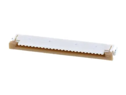Produktfoto 1 von Molex 52207 LIF, Oberfläche gewinkelt FPC-Steckverbinder, 25-polig Buchse / 1-reihig, Raster 1 mm, SMD