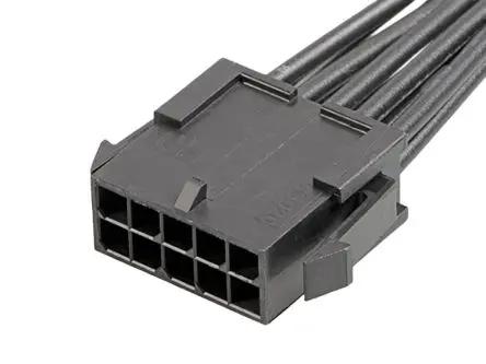 Produktfoto 1 von Molex 10 214758 Konfektioniertes Netzkabel Micro-Fit 30 10 / Anschlusslitze Stecker / Buchse, 150 mm