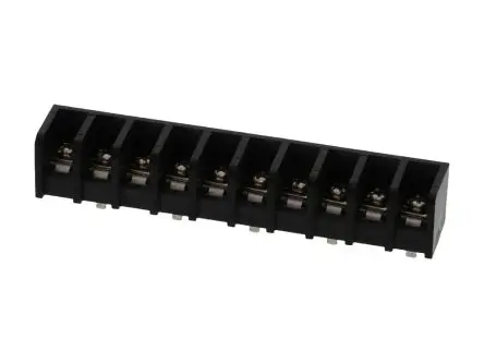 Produktfoto 1 von Molex Klemmenleiste Vertikal Messing, Stahl 1-reihig 50A, Raster 12.7 mm, 600V Nickel, Zinn