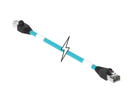 Produktfoto 1 von Molex 84702 Cat5e Ethernet, 30 m, Blaugrün, A Gerade Stecker, B Gerade Stecker, Thermoplastisches Elastomer Ungeschirmt