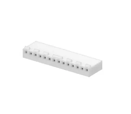 Produktfoto 1 von Molex 09-50 Buchse Gehäuse 3.96 mm, 14-polig / 1-reihig Gerade, Platine