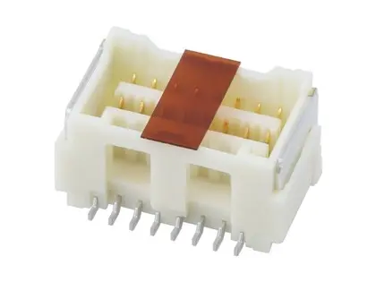 Produktfoto 1 von Molex 213227 Buchsentülle Vertikal, 16-polig / 2-reihig, Raster 1.5 mm Raster SMD, Unisoliert