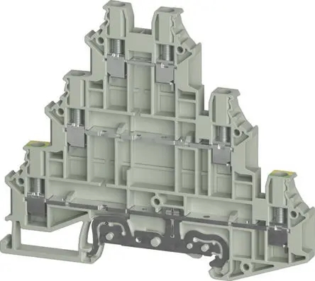 Produktfoto 1 von Wieland Anschlussklemmenblock DIN-Schiene 3 Grau, 2.5mm², 1000V Schraubbefestigung