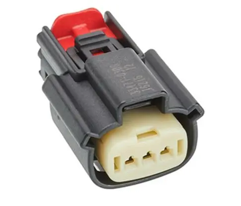 Produktfoto 1 von Molex 33471 Serie Steckverbindergehäuse 100 % Nylon, Buchse, Gerade, 3-polig, Steckverbindergehäuse