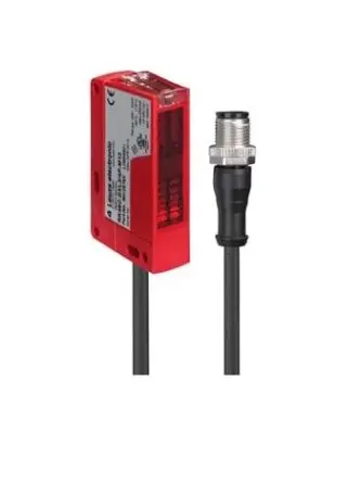 Produktfoto 1 von Leuze 46C Rechteckig Optischer Sensor, Reflektierend, Transistor PNP Ausgang, 4-poliger M12-Stecker