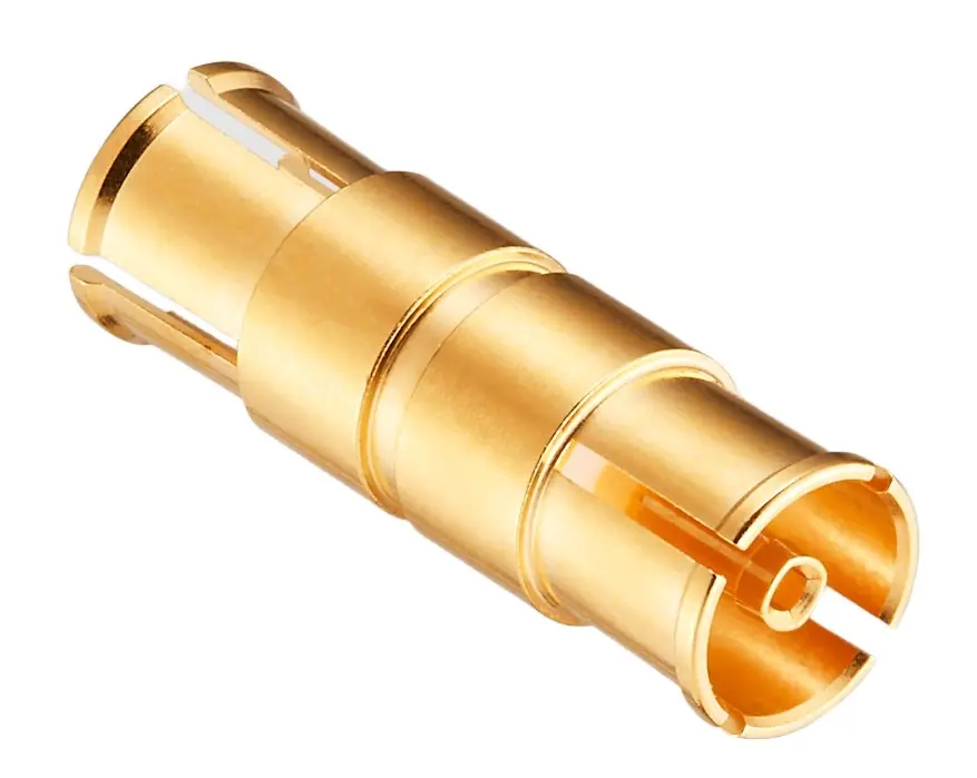 Produktfoto 1 von Hirose PO(M2) Buchse Anschluss HF, SMD, für Koaxial-Kabel, 50 Ω Lot, 4 x 4 x 12.3 mm, Gerade